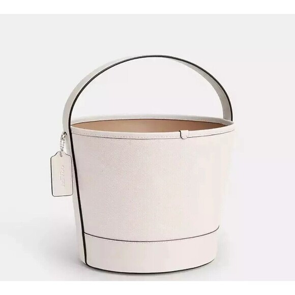 Coach White and Black Bucket Bag - Picture 2 of 4